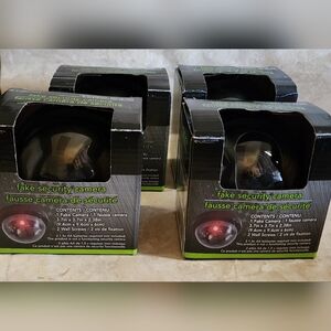 Fake Security Cameras X 4 NIB